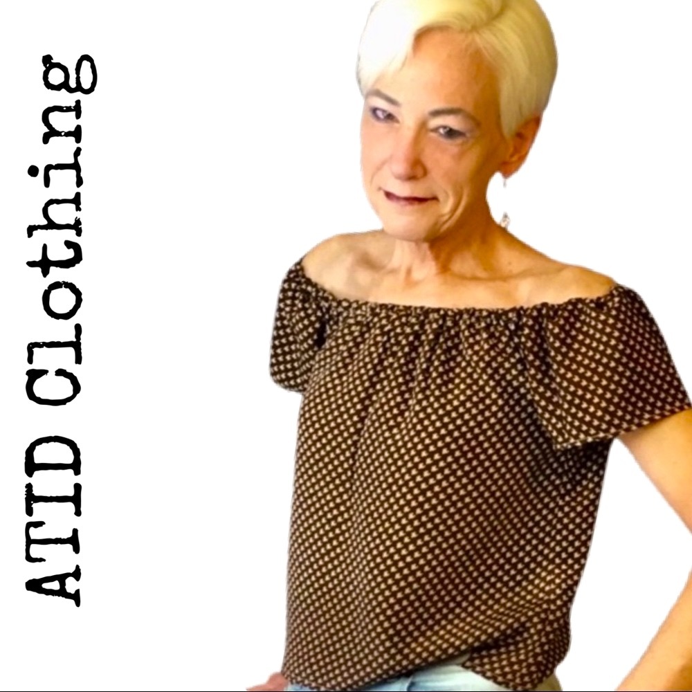 Atid Clothing - Chula Off Shoulder Top, SO CUTE! - Picture 6 of 7